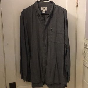 Armani Exchange long sleeve button down. XL
